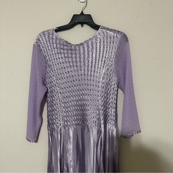 NWT KOMAROV V-Neck Three-Quarter Sleeve A-Line Midi Dress - Picture 12 of 13